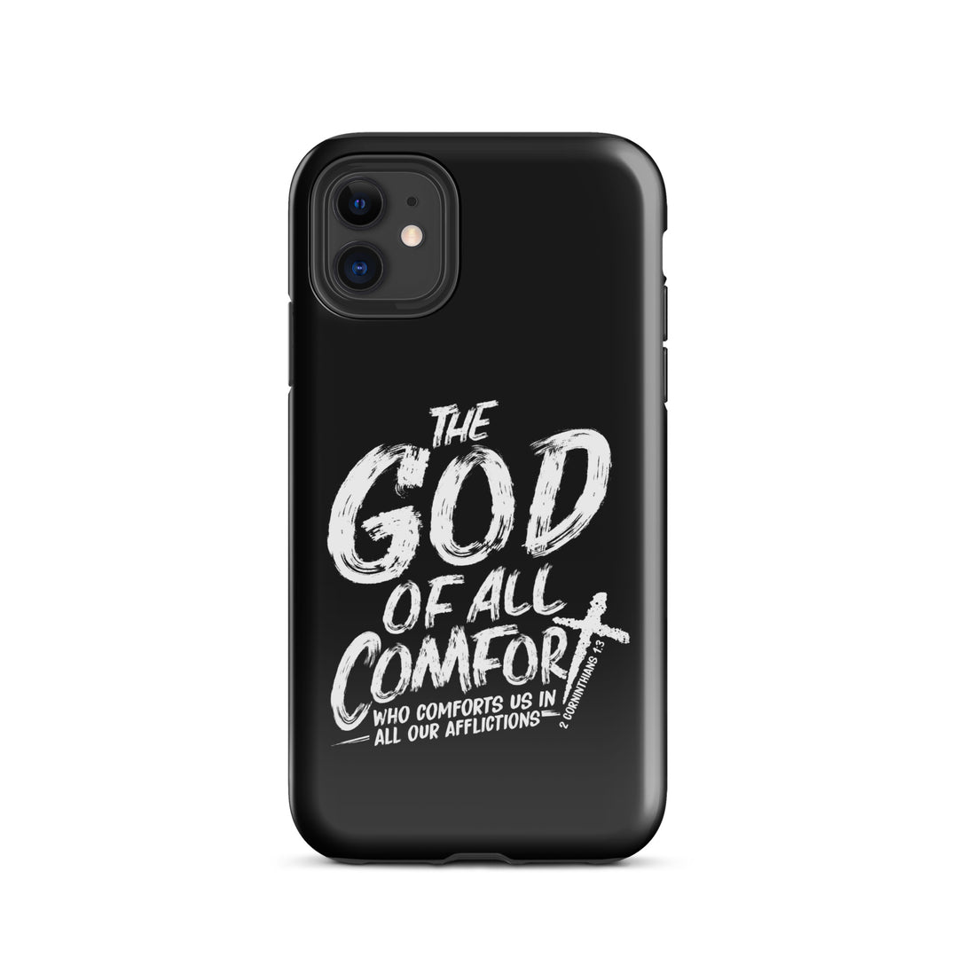 Christian Phone Case God of All Comfort Black for iPhone® iPhone® Phone Cases Glossy iPhone 11 