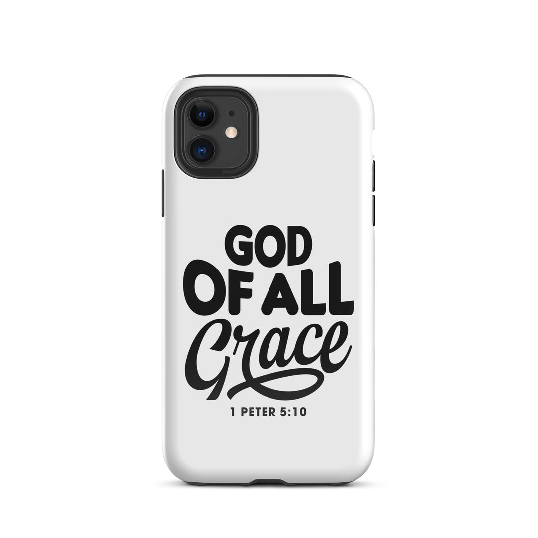 Christian Phone Case God of All Grace White for iPhone® iPhone® Phone Cases Glossy iPhone 11 