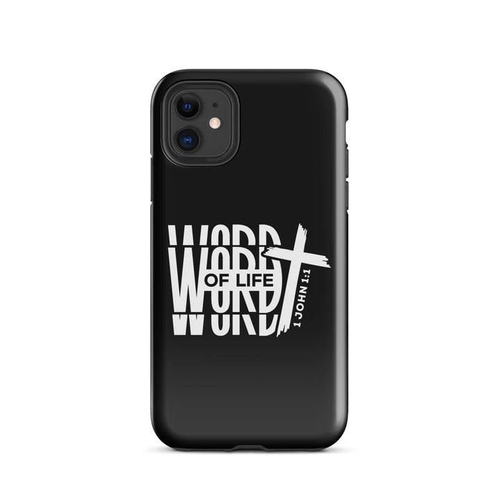 Christian Phone Case Word of Life Black for iPhone® iPhone® Phone Cases Glossy iPhone 11 