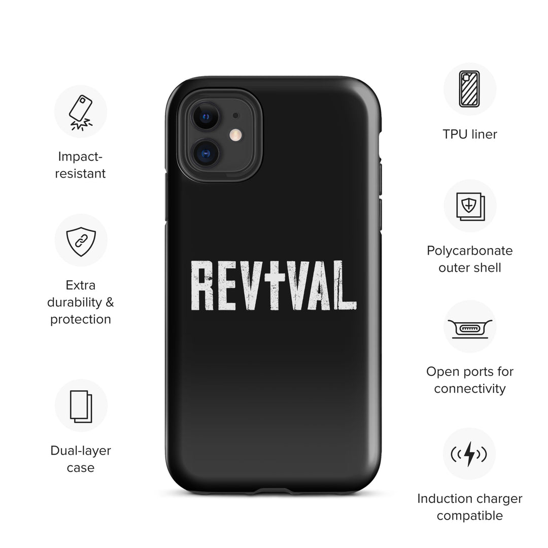 Christian Phone Case Revival Black for iPhone® iPhone® Phone Cases   