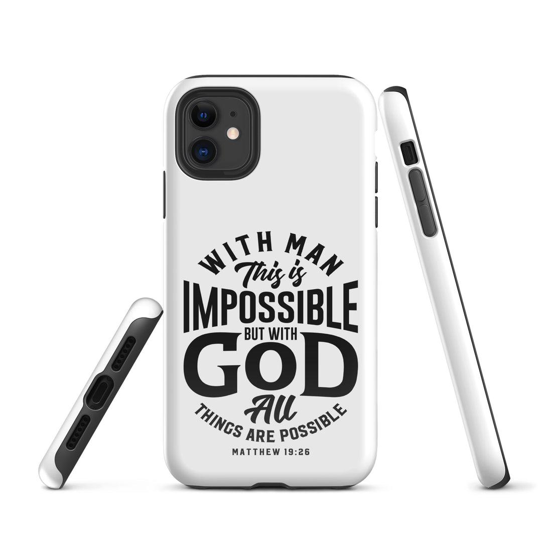 Christian Phone Case All Things Possible White for iPhone® iPhone® Phone Cases   