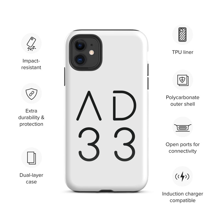 Christian Phone Case AD 33 White for iPhone® iPhone® Phone Cases   