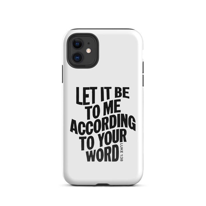 Christian Phone Case According To Your Word White for iPhone® iPhone® Phone Cases Glossy iPhone 11 