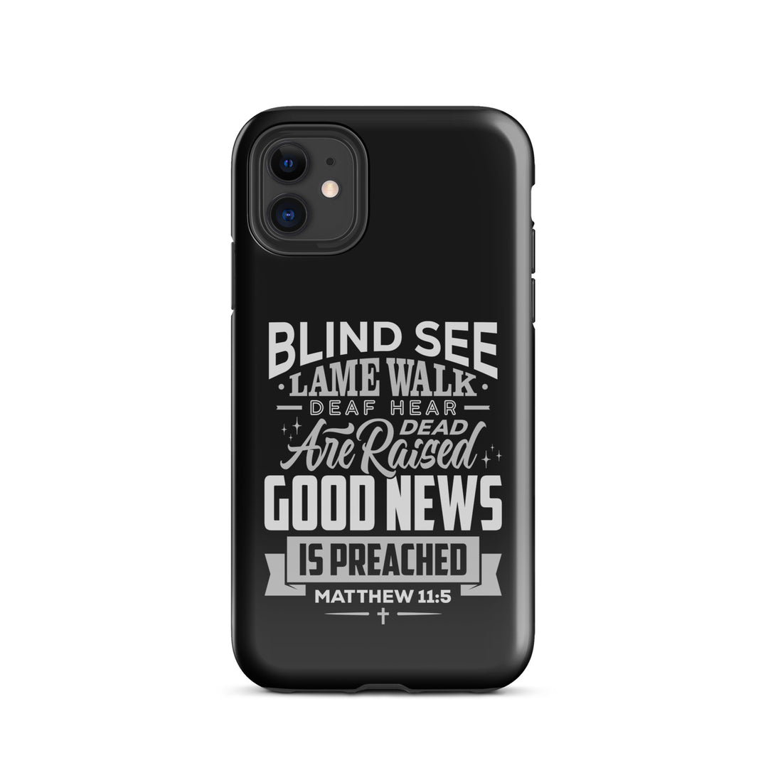 Christian Phone Case Go Tell John Black for iPhone® iPhone® Phone Cases Glossy iPhone 11 