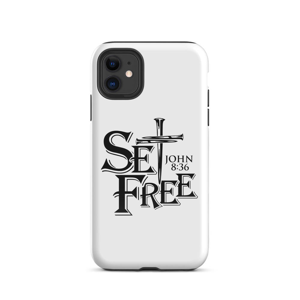 Christian Phone Case Set Free White for iPhone® iPhone® Phone Cases Glossy iPhone 11 