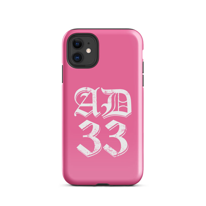 Christian Phone Case AD 33 Old English Pink for iPhone® iPhone® Phone Cases Glossy iPhone 11 