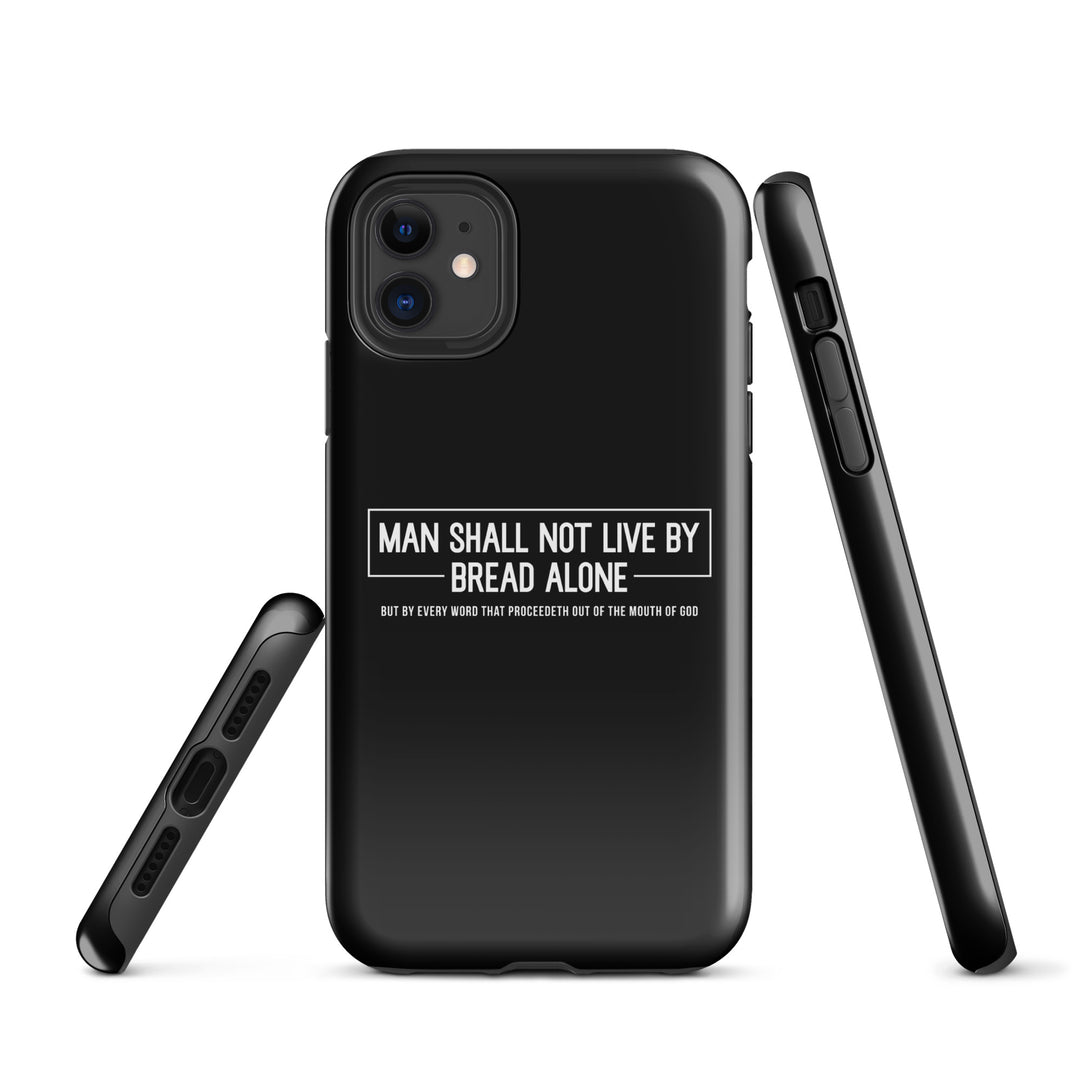 Christian Phone Case Bread Alone Black for iPhone® iPhone® Phone Cases   