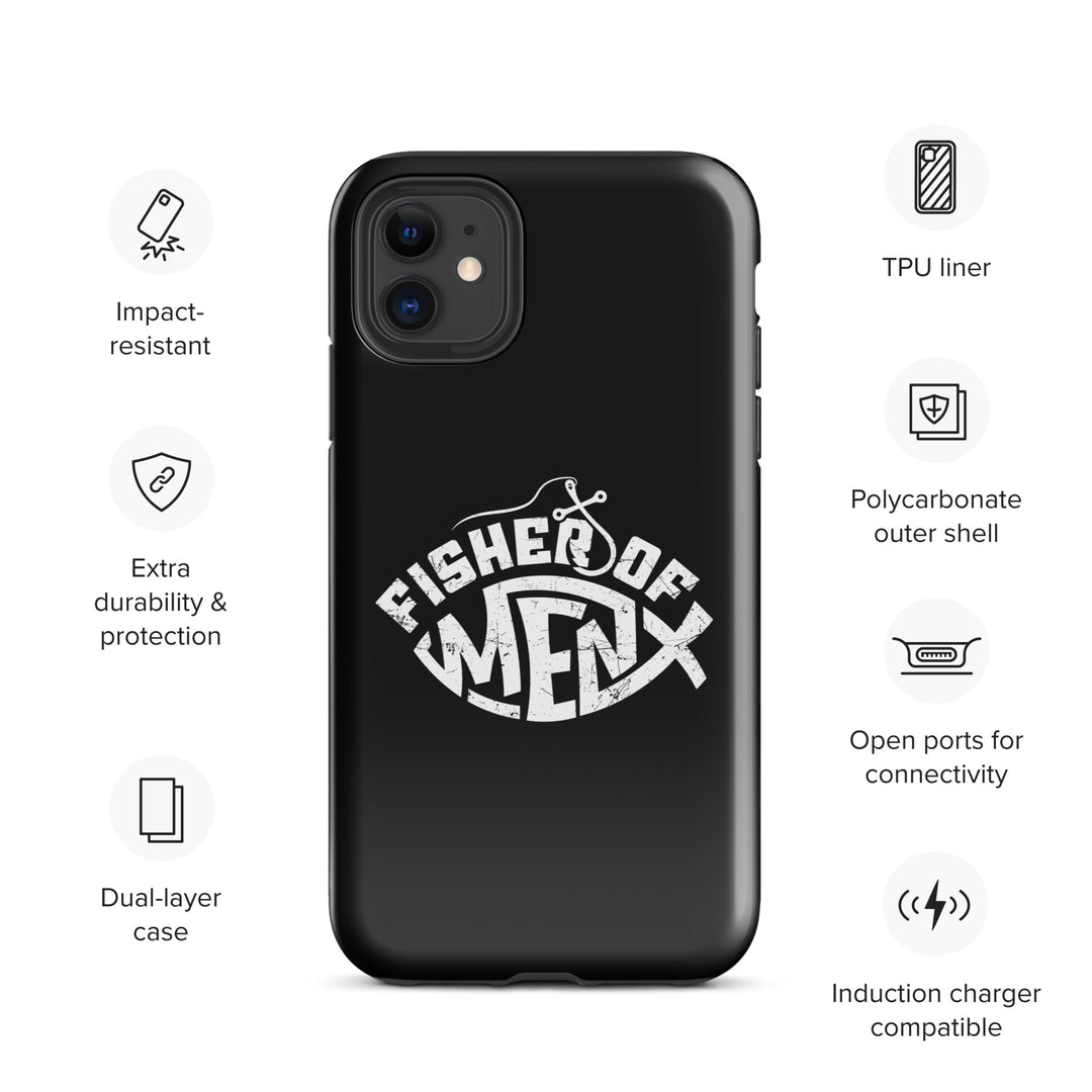 Christian Phone Case Fisher of Men Black for iPhone® iPhone® Phone Cases   