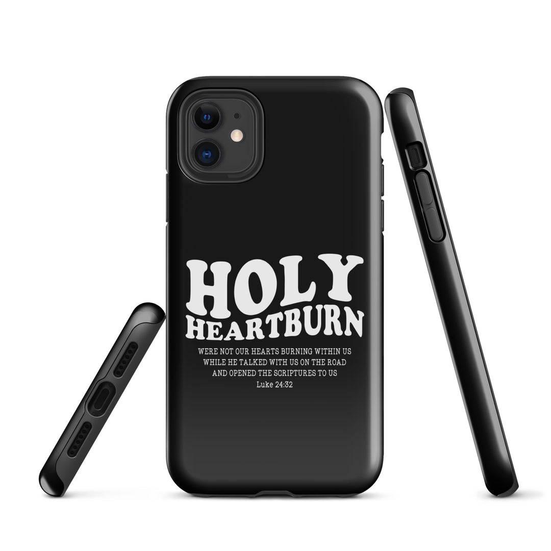 Christian Phone Case Holy Heartburn Black for iPhone® iPhone® Phone Cases   