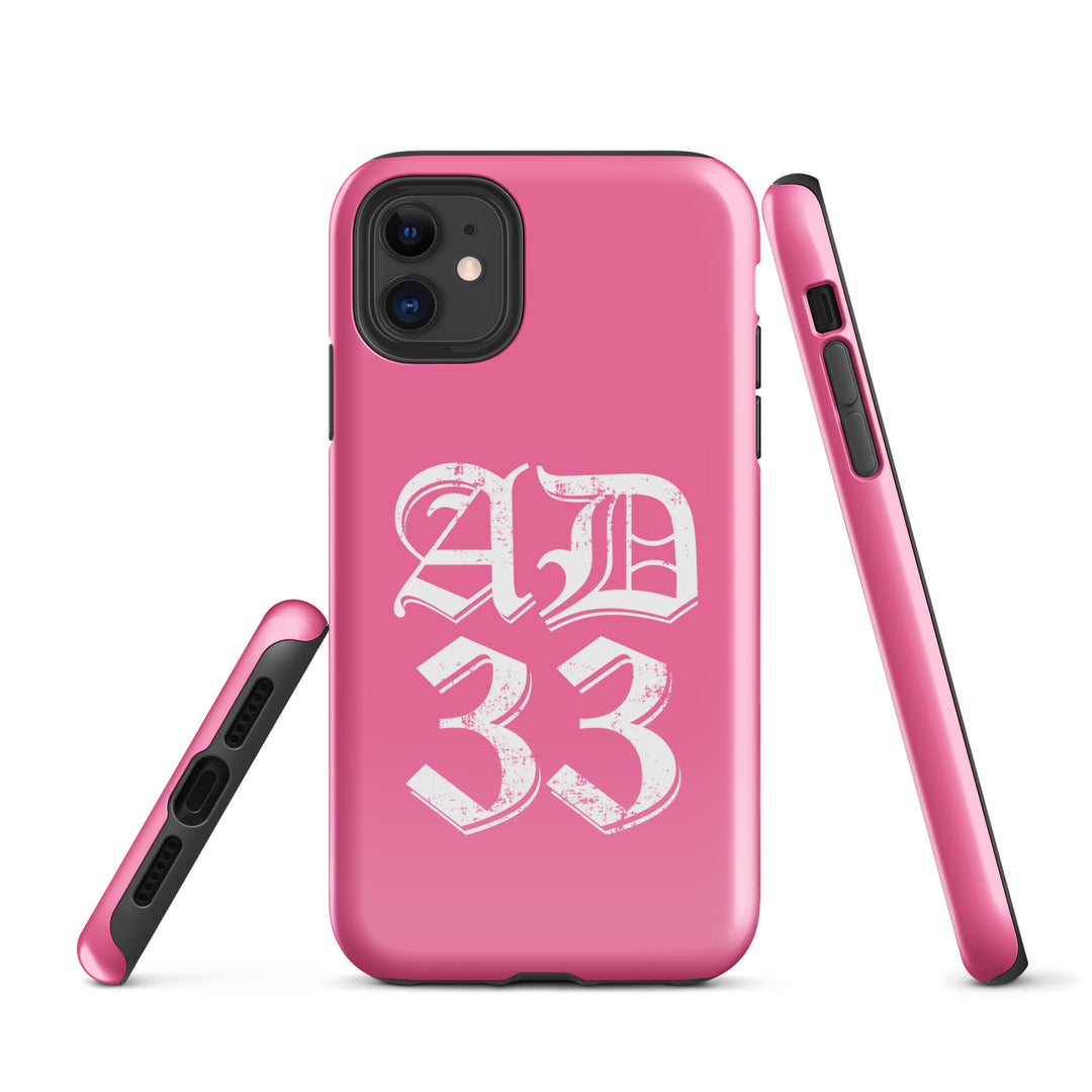 Christian Phone Case AD 33 Old English Pink for iPhone® iPhone® Phone Cases   