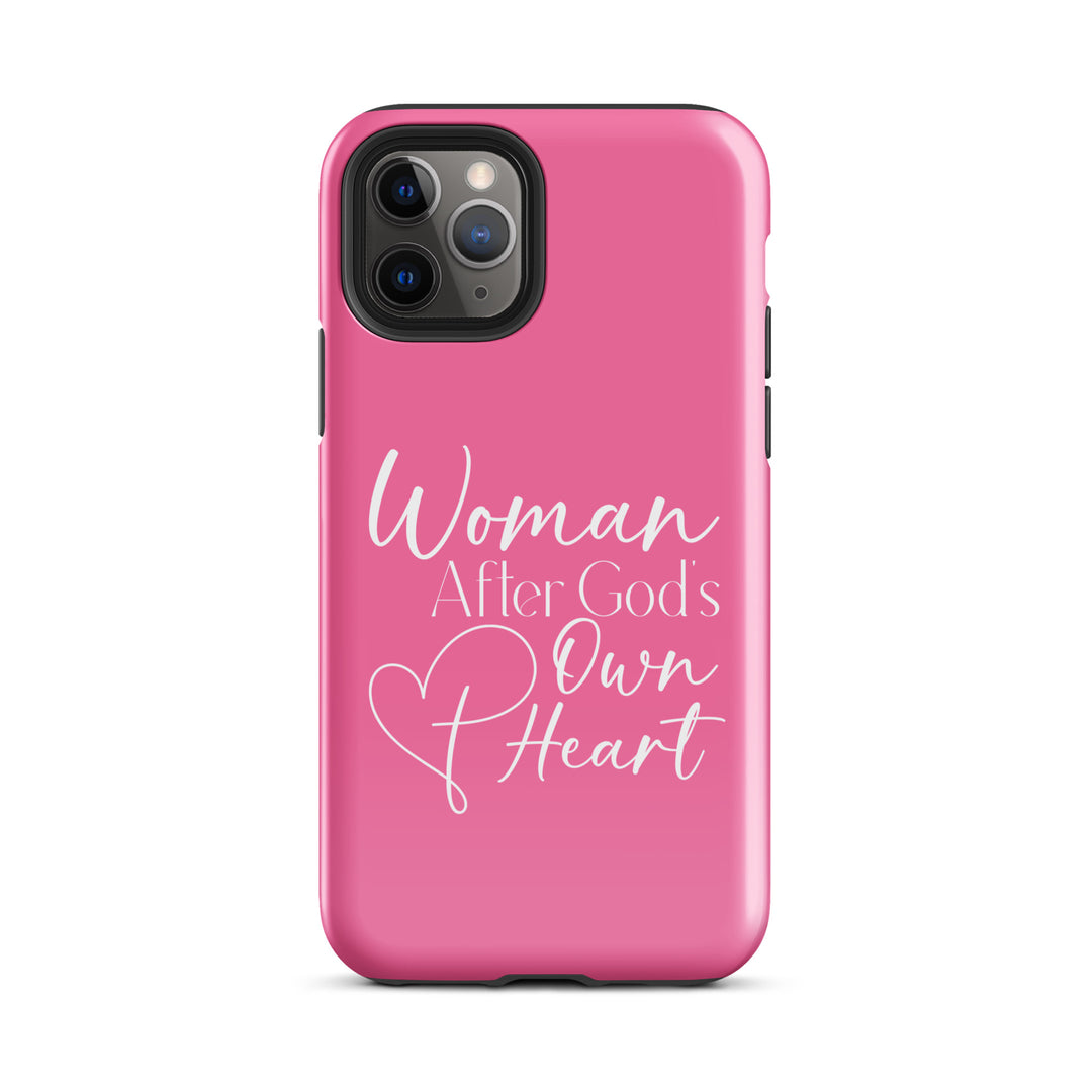 Christian Phone Case Woman After God's Heart Pink for iPhone® iPhone® Phone Cases Glossy iPhone 11 Pro 