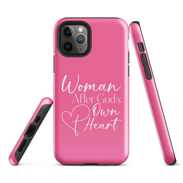 Christian Phone Case Woman After God's Heart Pink for iPhone® iPhone® Phone Cases   