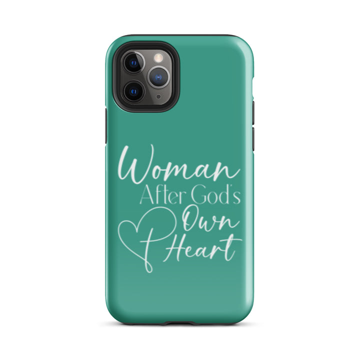 Christian Phone Case Woman After God's Heart for iPhone® iPhone® Phone Cases Glossy iPhone 11 Pro 