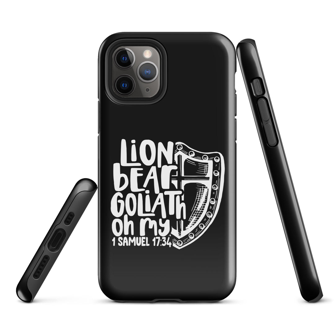 Christian Phone Case Lion Bear Goliath Oh My for iPhone® iPhone® Phone Cases   