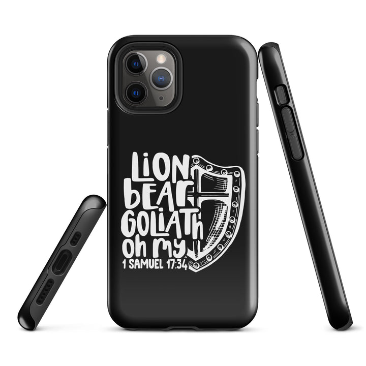 Christian Phone Case Lion Bear Goliath Oh My for iPhone® iPhone® Phone Cases   