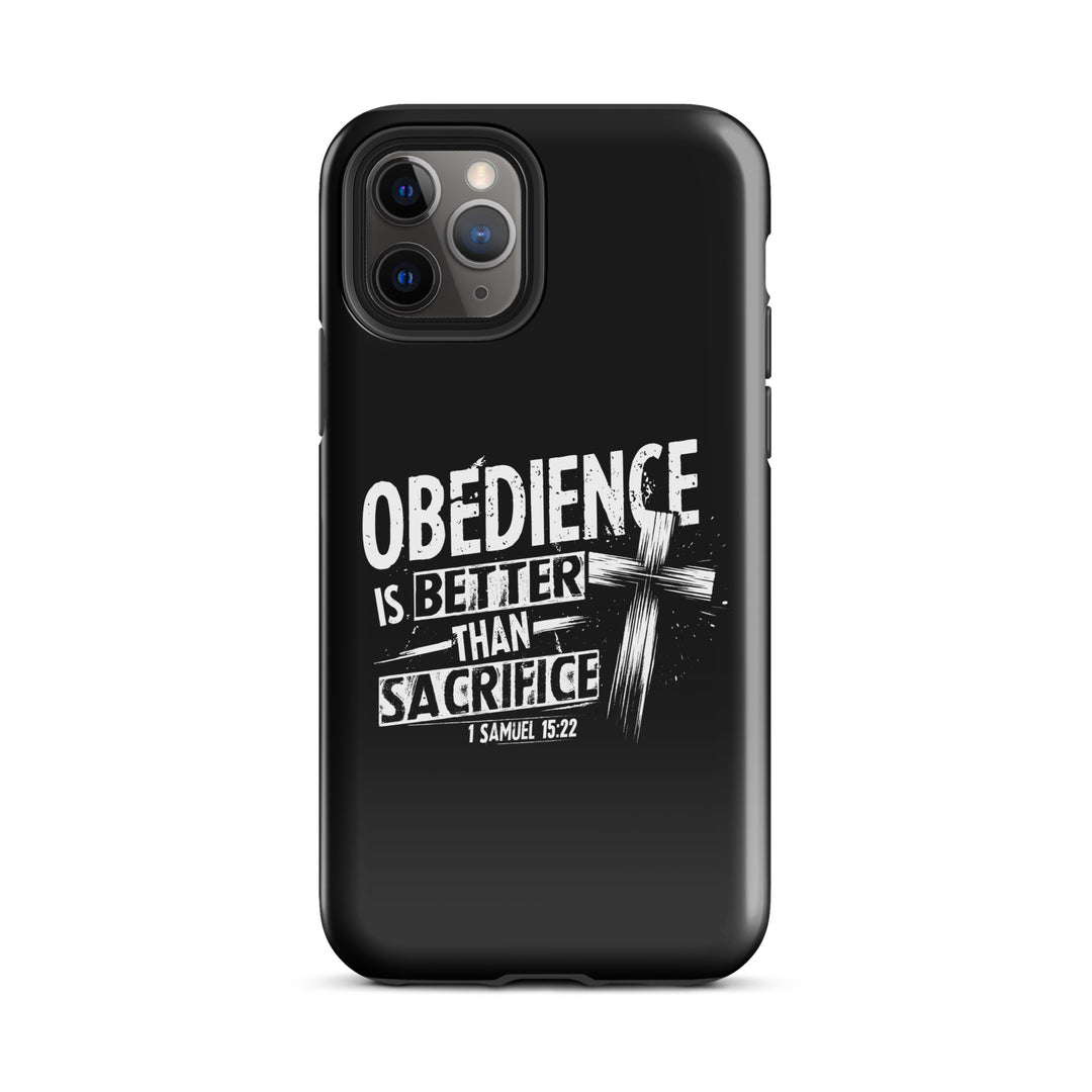 Christian Phone Case Obedience Is Better for iPhone® iPhone® Phone Cases Glossy iPhone 11 Pro 