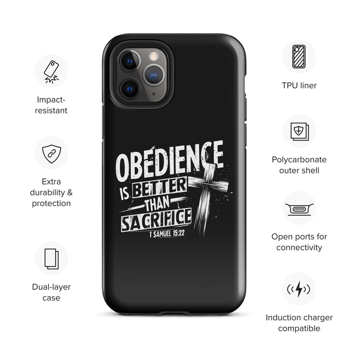 Christian Phone Case Obedience Is Better for iPhone® iPhone® Phone Cases   