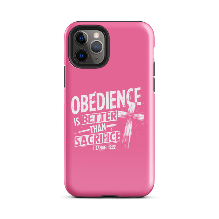 Christian Phone Case Obedience IS Better for iPhone® iPhone® Phone Cases Glossy iPhone 11 Pro 