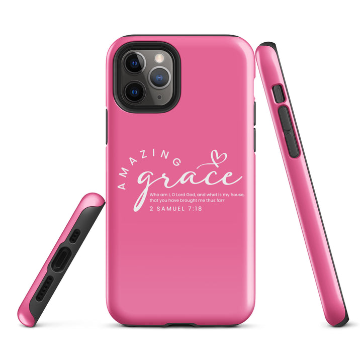 Christian Phone Case Amazing Grace Pink for iPhone® iPhone® Phone Cases   