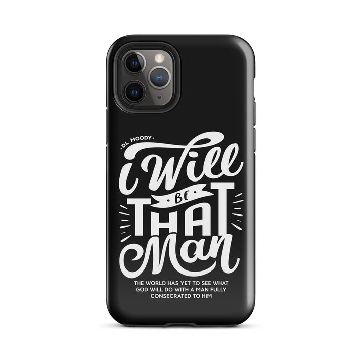 Christian Phone Case I Will Be That Man Black for iPhone® iPhone® Phone Cases Glossy iPhone 11 Pro 