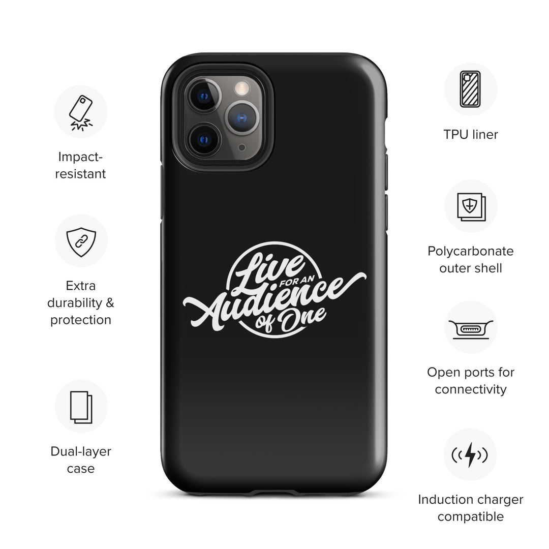 Christian Phone Case Audience of One Black for iPhone® iPhone® Phone Cases   