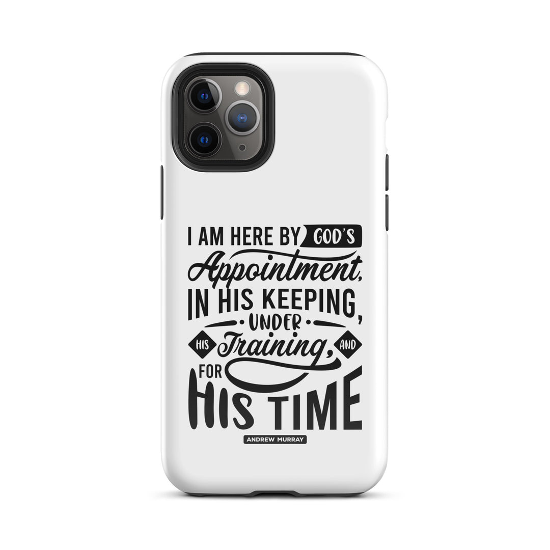 Christian Phone Case His Time White for iPhone® iPhone® Phone Cases Glossy iPhone 11 Pro 