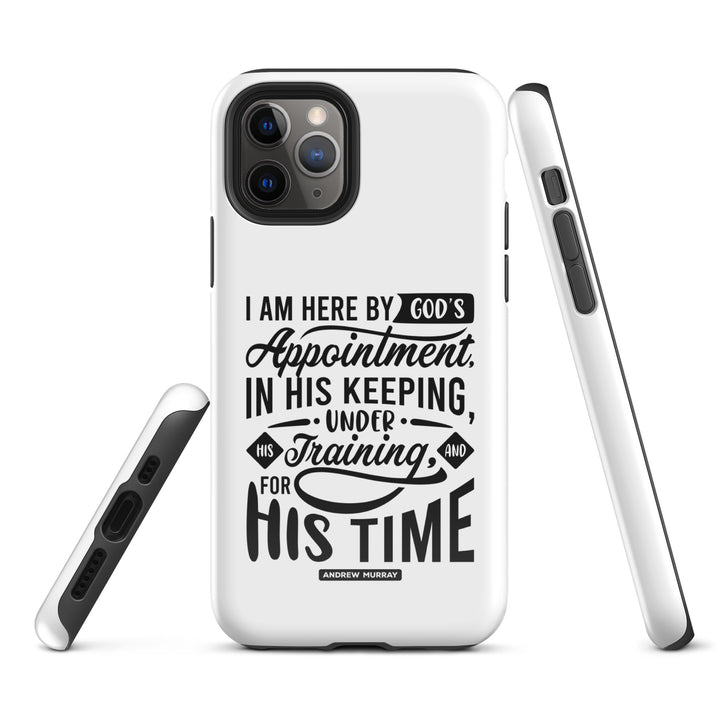 Christian Phone Case His Time White for iPhone® iPhone® Phone Cases   