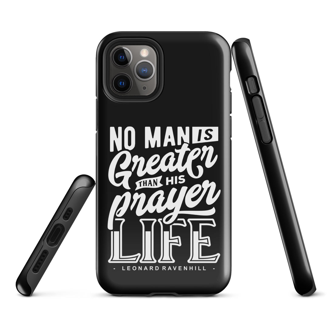 Christian Phone Case Prayer Life Black for iPhone® iPhone® Phone Cases   