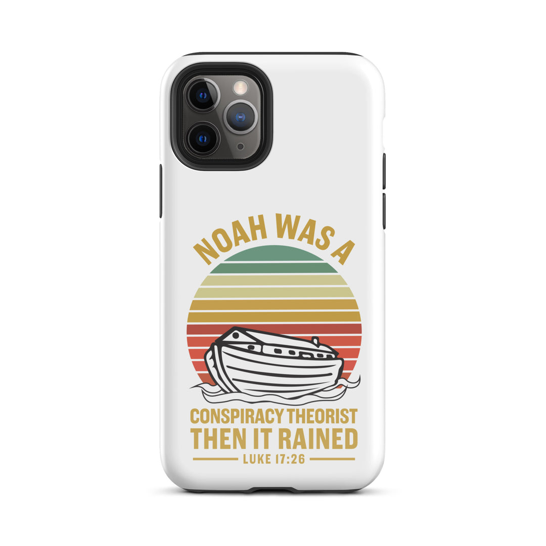 Christian Phone Case Noah Conspiracy White for iPhone® iPhone® Phone Cases Glossy iPhone 11 Pro 