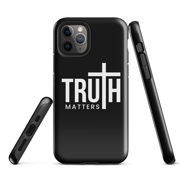 Christian Phone Case Truth Matters Black for iPhone® iPhone® Phone Cases   