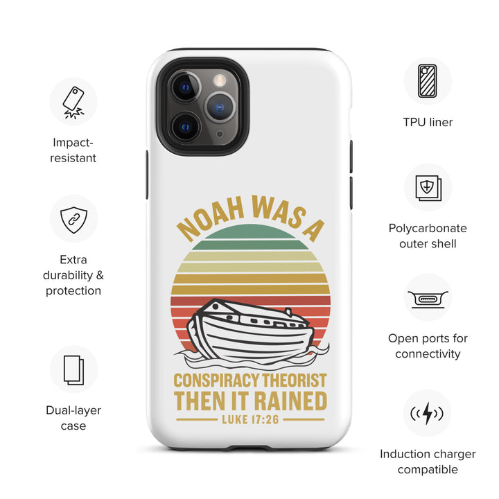 Christian Phone Case Noah Conspiracy White for iPhone® iPhone® Phone Cases   