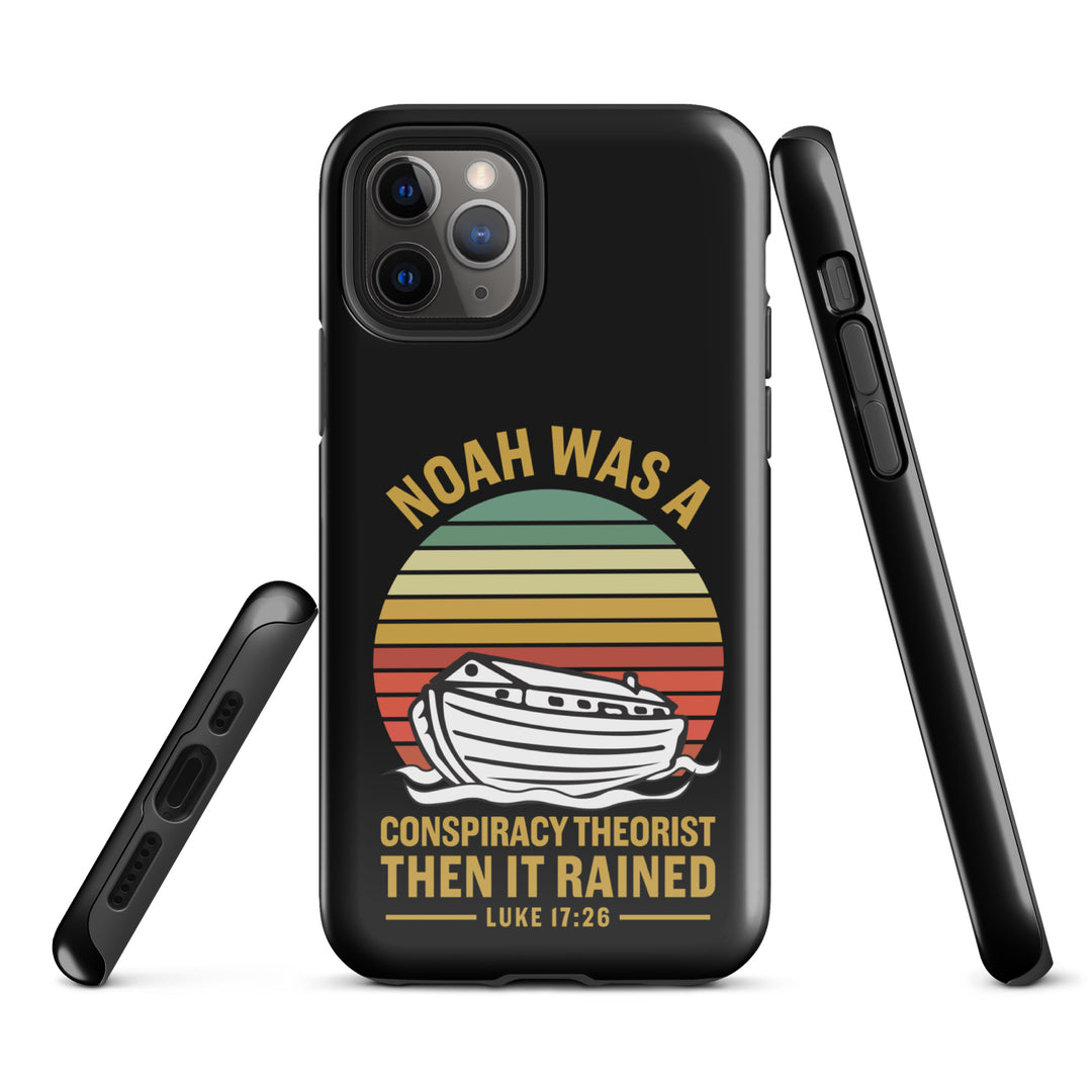 Christian Phone Case Noah Conspiracy Black for iPhone® iPhone® Phone Cases   