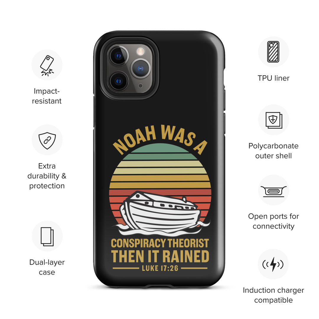 Christian Phone Case Noah Conspiracy Black for iPhone® iPhone® Phone Cases   