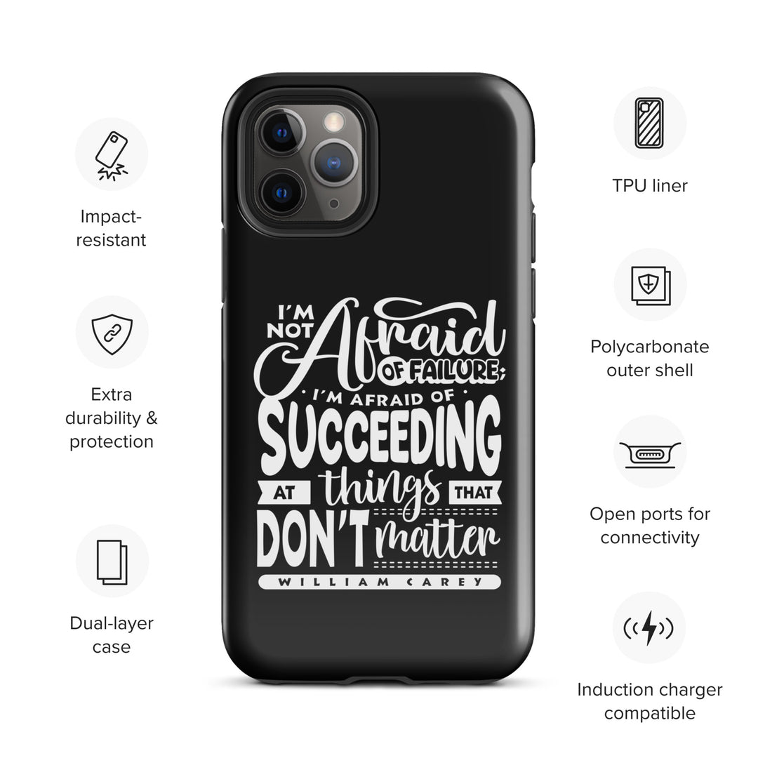 Christian Phone Case Things That Matter Black for iPhone® iPhone® Phone Cases   