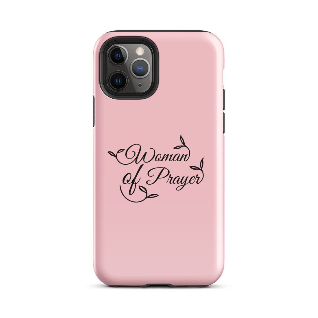 Christian Phone Case Woman of Prayer Pink for iPhone® iPhone® Phone Cases Glossy iPhone 11 Pro 