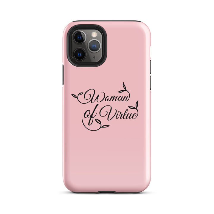 Christian Phone Case Woman of Virtue Pink for iPhone® iPhone® Phone Cases Glossy iPhone 11 Pro 