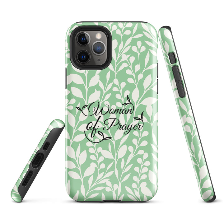 Christian Phone Case Woman of Prayer Green for iPhone® iPhone® Phone Cases   