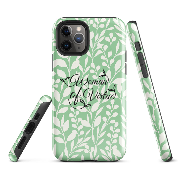 Christian Phone Case Woman of Virtue Green for iPhone® iPhone® Phone Cases   