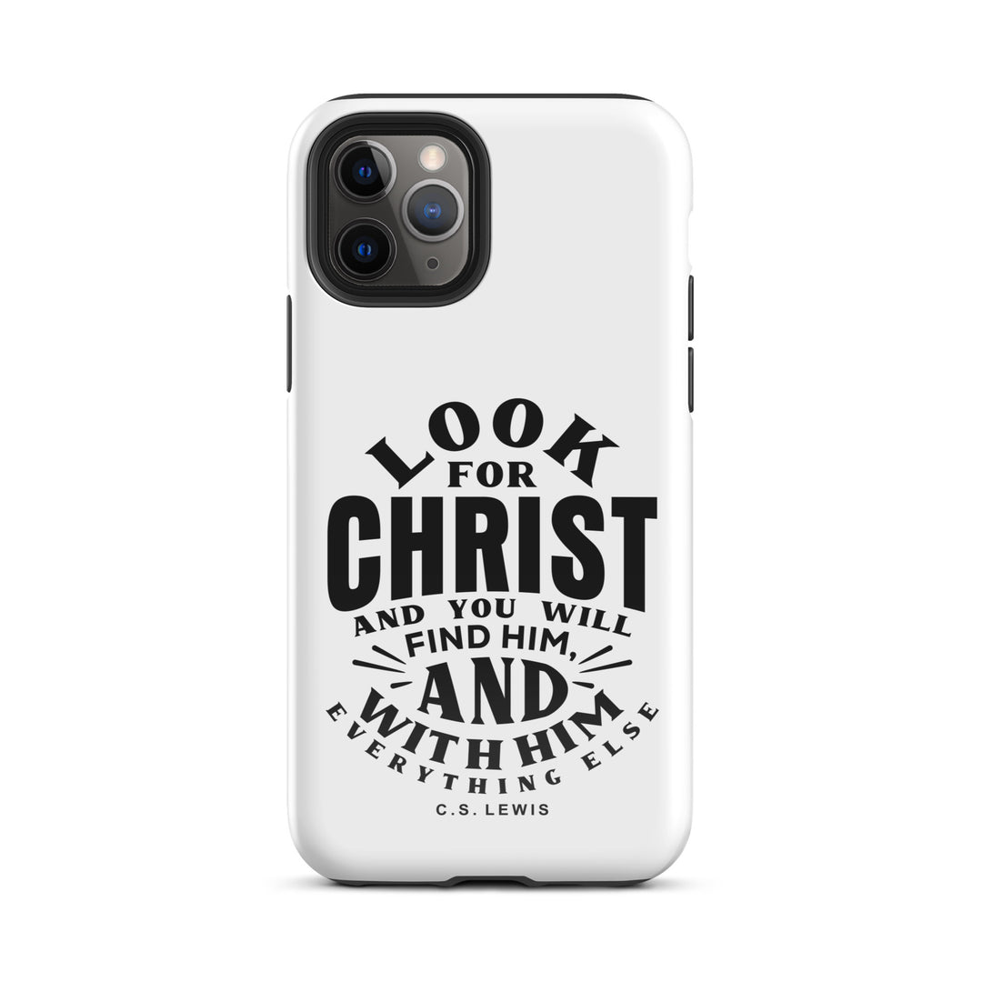 Christian Phone Case Look For Christ White for iPhone® iPhone® Phone Cases Glossy iPhone 11 Pro 