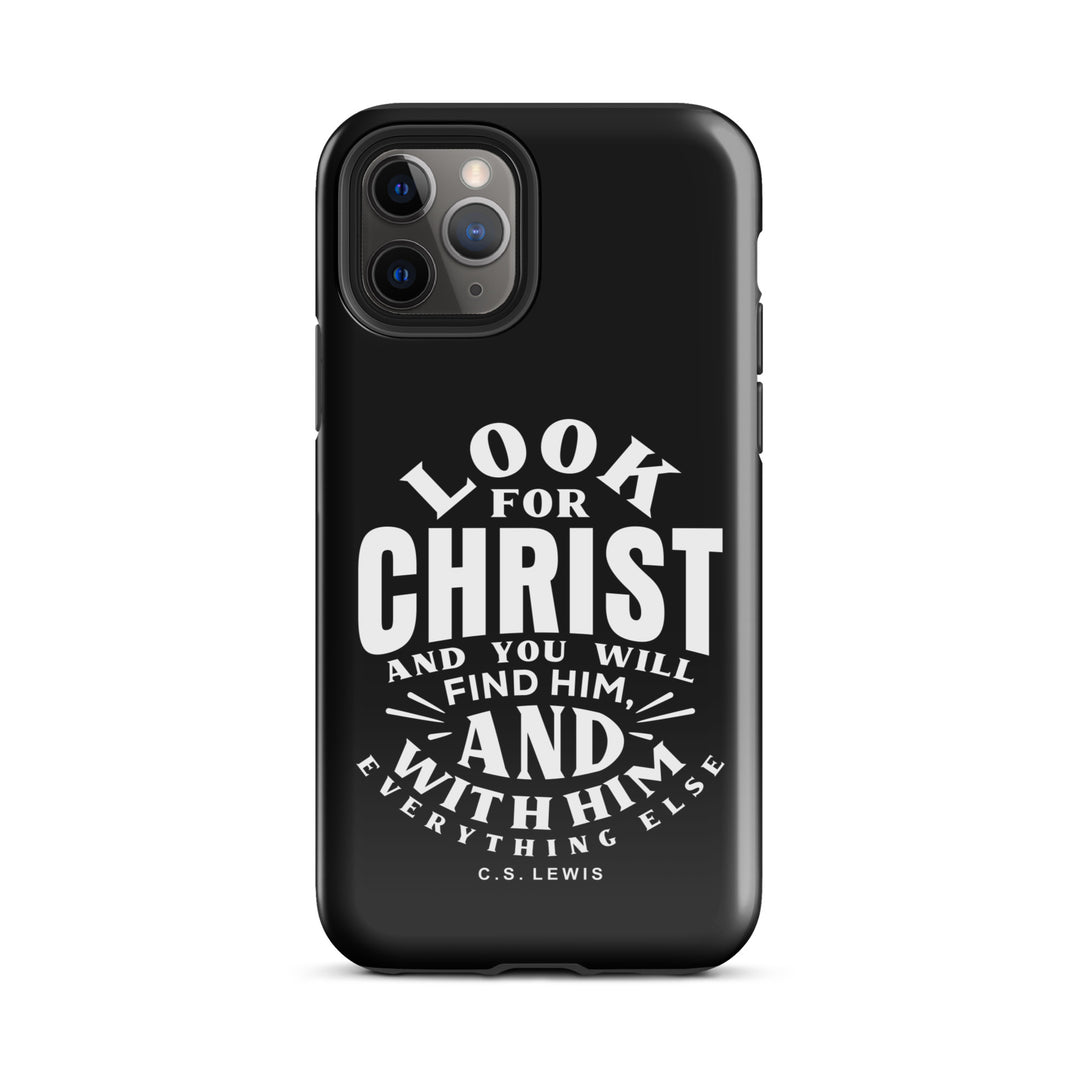 Christian Phone Case Look For Christ Black for iPhone® iPhone® Phone Cases Glossy iPhone 11 Pro 