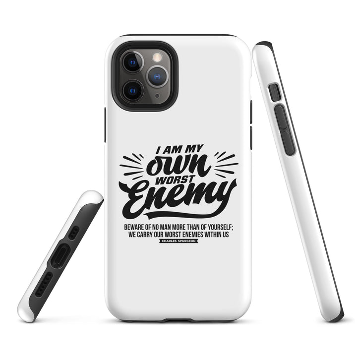 Christian Phone Case Worst Enemy White for iPhone® iPhone® Phone Cases   