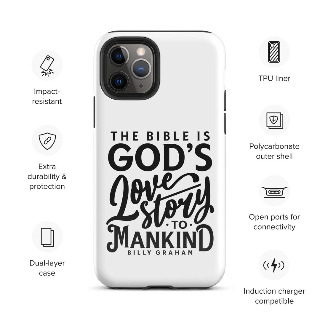 Christian Phone Case God's Love Story White for iPhone® iPhone® Phone Cases   