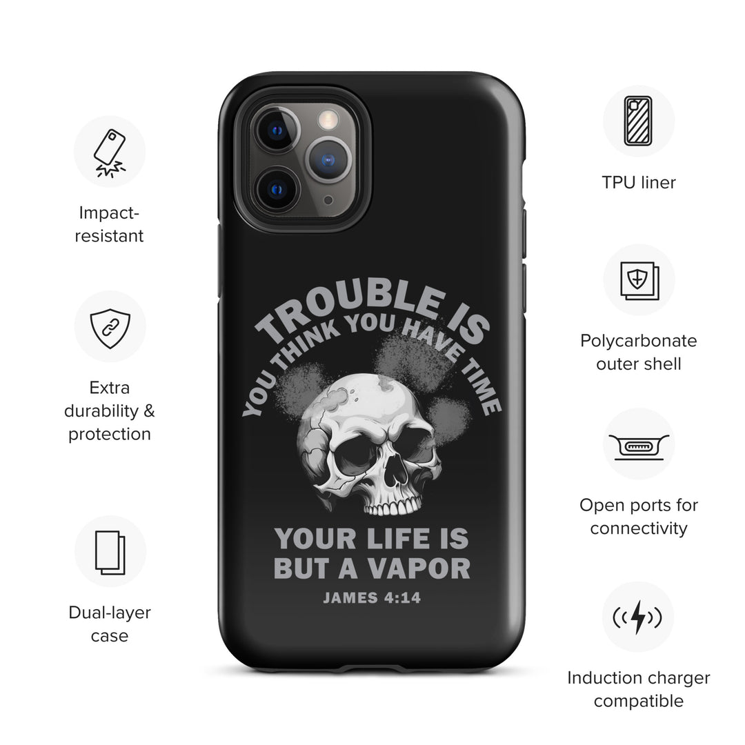 Christian Phone Case Life Is Vapor Black for iPhone® iPhone® Phone Cases   