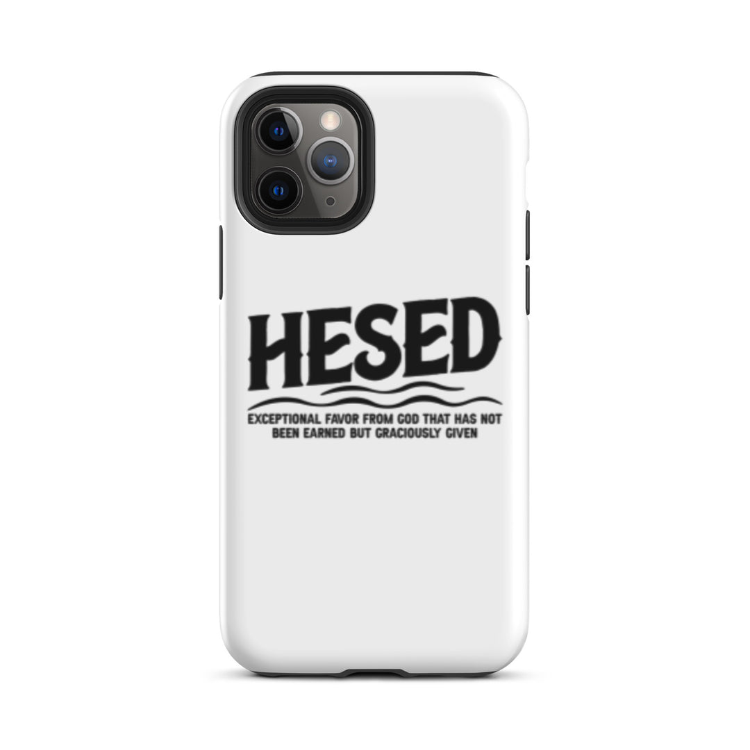 Christian Phone Case Hesed Exceptional Favor White for iPhone® iPhone® Phone Cases Glossy iPhone 11 Pro 