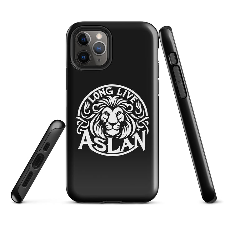 Christian Phone Case Long Live Aslan Black for iPhone® iPhone® Phone Cases   