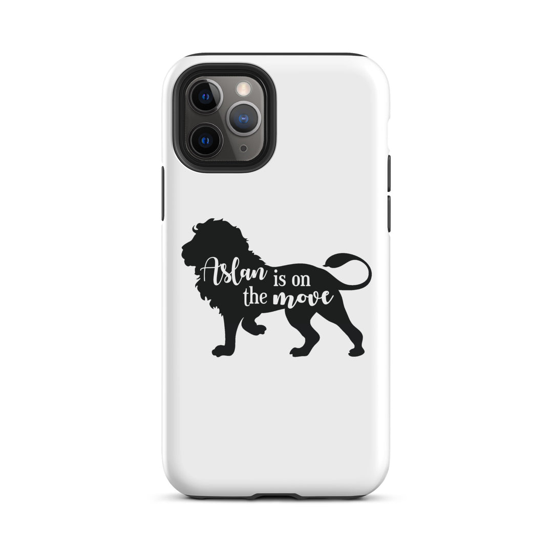 Christian Phone Case Aslan Is On The Move White for iPhone® iPhone® Phone Cases Glossy iPhone 11 Pro 