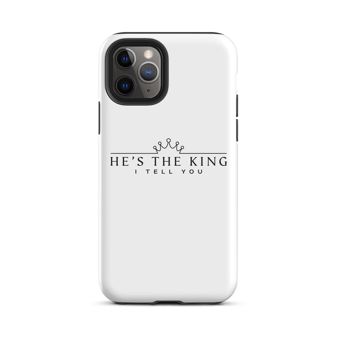 Christian Phone Case He's The King White for iPhone® iPhone® Phone Cases Glossy iPhone 11 Pro 