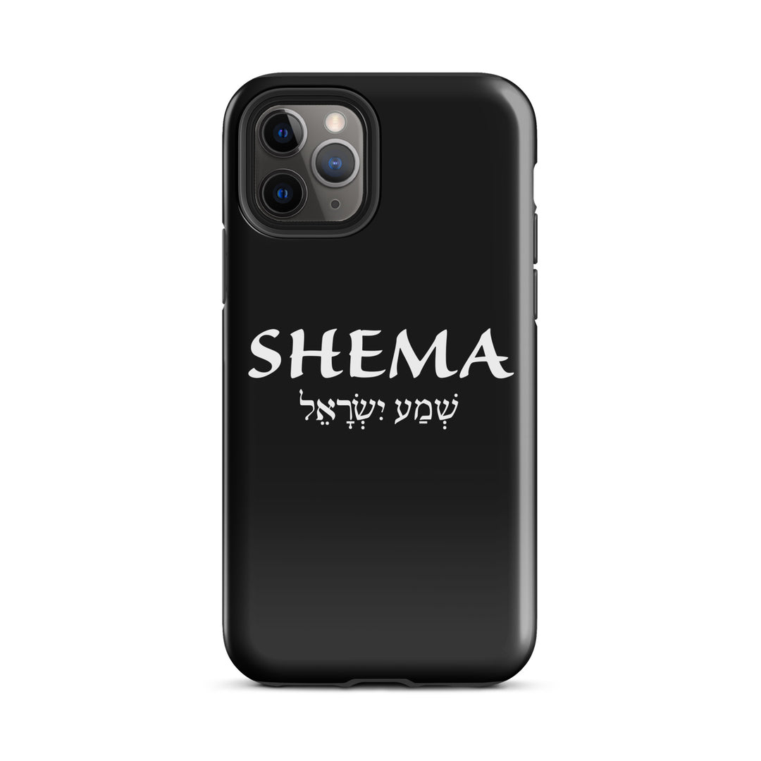 Christian Phone Case Shema Hebrew Black for iPhone® iPhone® Phone Cases Glossy iPhone 11 Pro 