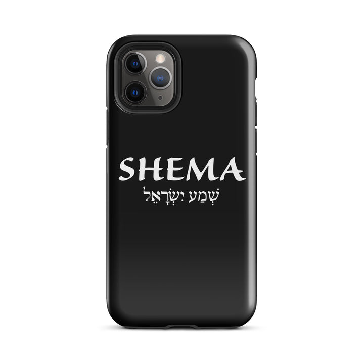 Christian Phone Case Shema Hebrew Black for iPhone® iPhone® Phone Cases Glossy iPhone 11 Pro 