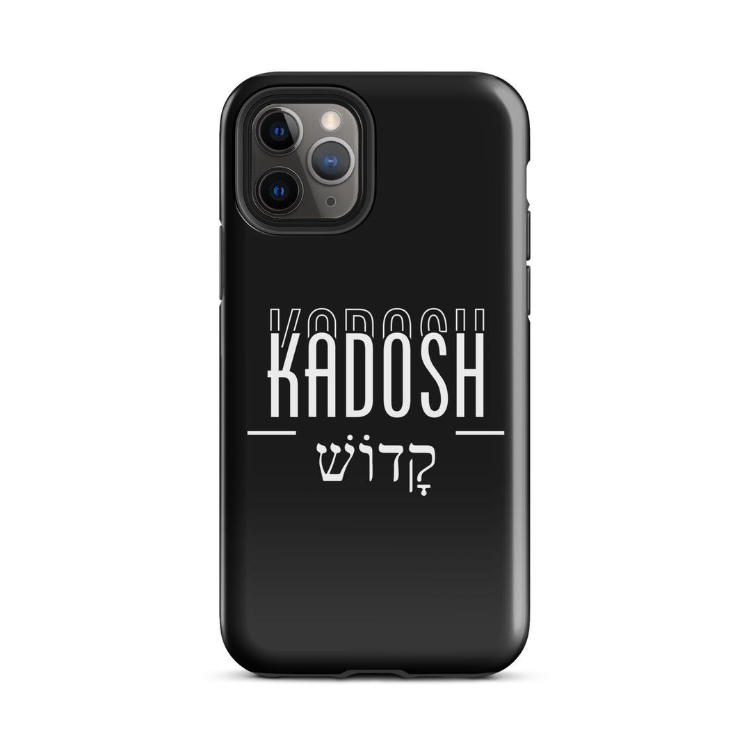 Christian Phone Case Kadosh Hebrew Black for iPhone® iPhone® Phone Cases Glossy iPhone 11 Pro 